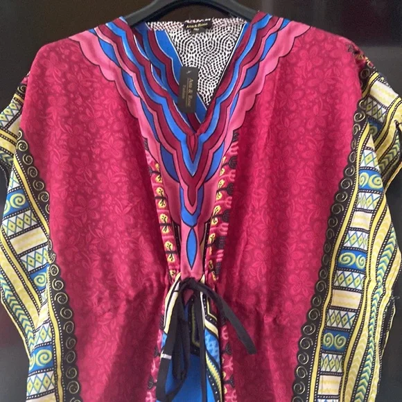 CAFTAN COVERUP LOUNGE ROBE - Picture 3 of 8